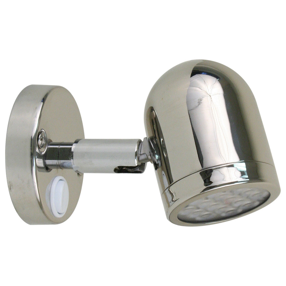 Scandvik LED 304 Stainless Steel LED Reading Light 830V 19053P